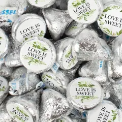 Hershey's Kisses Wedding Candy Party Favors Chocolate in Bulk - Botanical