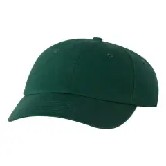 Valucap&reg; Adult Bio Washed Classic Dad Hat Forest Green