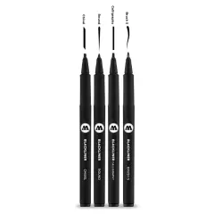 Blackliner 4 Piece Set 3 (Round, Chisel, Calligraphy, Brush S)