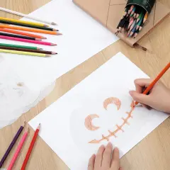 Stencils Reusable Large Plastic Halloween Pumpkin Decorative(Classic,Funny)