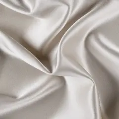 1 Yard Ivory Silk Crepe Back Satin Timeless Solid Smooth Elegant Fabric 44 inch Width