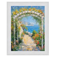 Brushed Silver Metal Pewter Picture Frame 24x36 frame