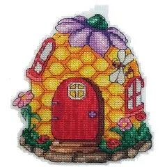 Beehive houseCounted cross stitch kit 8050A