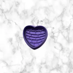 Cake Pop Concha Cutter and Embosser (Heart ) 1.25- 1.50 inch