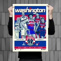 Phenom Gallery Washington Wizards Mixtape 18" x 24" Serigraph