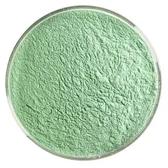 Bullseye Fusible Kelly Green Transparent Glass Frit 5oz Jar - 90 COE - #1145