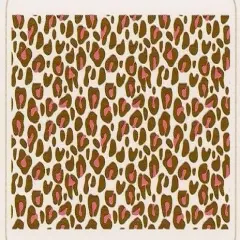 Pink Leopard Print Background ~ Edible Cake Topper