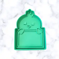 Easter ChickPlaque Cookie Cutter and Stamp