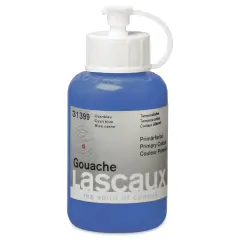 Lascaux Acrylic Gouache - Primary Cyan, 85 ml bottle