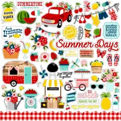 Echo Park A Slice Of Summer 12 x 12 Cardstock Stickers