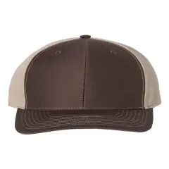 Richardson&reg; Twill Back Trucker Cap Brown/ Khaki