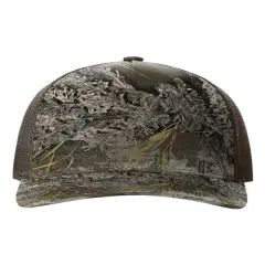 Richardson&reg; Five-Panel Printed Trucker Cap Realtree Max-1/Brown