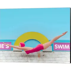 Diving Lady by Carlos Vargas 20" x 16" Canvas Wall Art