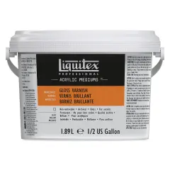 Liquitex Acrylic Varnish - Gloss, 1.89 L, Bucket