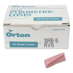 Orton Small Pyrometric Cones, Cone 6 - Box of 50