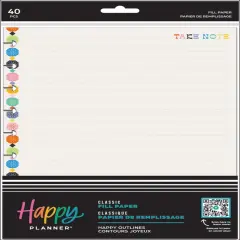 Happy Planner Classic Fill Paper-Happy Outlines