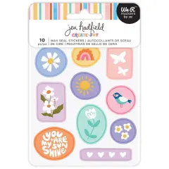 Jen Hadfield Wax Seal Stickers 10/Pkg-Create Joy