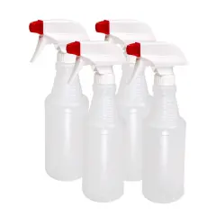 4 Pack 16 Oz Plastic Spray Bottles
