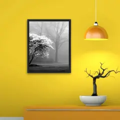 16x20" Black Frame &ndash; Horizontal/Vertical, No-Nail Hanging, Safe Front Protection!