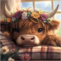 Cow Diamond Painting Kits 12x16 inch