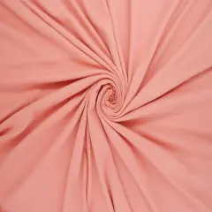 1 Yard DTY Brushed Solid Fabric Soft Stretch Smooth Texture 58/60" Wide Rose Misty