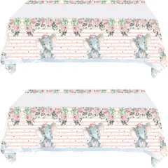 2 Pcs Baby Shower Table Cover