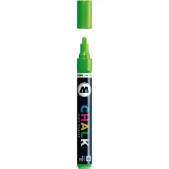 Molotow Chalk Marker, 4mm Nib, Neon Green, 1 Each