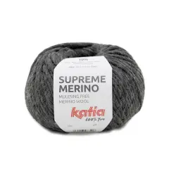 Katia Supreme Merino Wool Alpaca Blended Yarn Dark gray