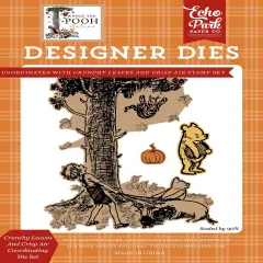 Winnie The Pooh Autumn Medium Die St-Crunchy Leaves And Crisp Air
