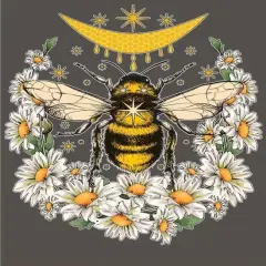 5D Diamond Painting Kits for Adults - Paint with Diamonds Full Round Drill 5D Diamond Dots Craft Diamond Art Kits - Home Wall Decor and Adults Kids DIY Gift-The Bee and The Flower 8x12inch