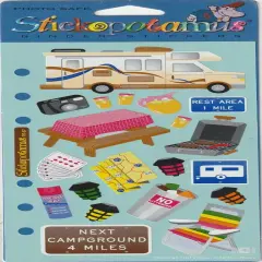 Stickopotamus RV/Camping Vintage Stickers