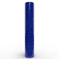 Siser&reg; Holographic Heat Transfer Vinyl, 11.8" x 60" Royal Blue