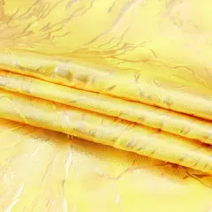 1 Yard Thunder Hologram Spandex Fabric 36" x 60" Length by Width Yellow/Gold - UV