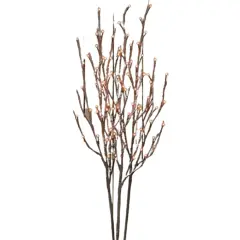 39" Brown Willow Lighted Branch with 96 LED Warm White Lights Indoor Outdoor Home Decor