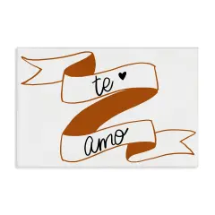 Stupell Industries Te Amo con Cinta Canvas Wall Art