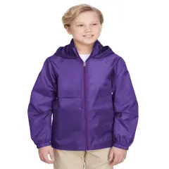 Team 365&reg; Youth Zone Protect Lightweight Jacket SPORT PURPLE