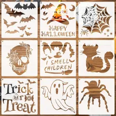 Halloween Stencils for Painting on Wood Walls Crafts Canvas,(Painting)