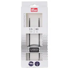 Prym Circular Knitting Needles 32"-Carbon 2.5mm