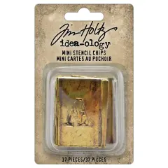 Tim Holtz Idea-ology Stencil Chips Mini-35 Pieces
