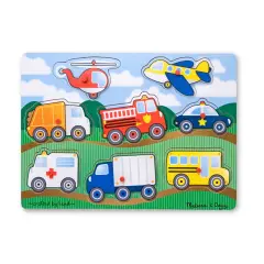Vehicles Peg Puzzle