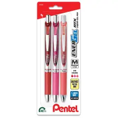 Pentel EnerGel RTX Retractable Liquid Gel Pens 0.7mm 3/Pkg