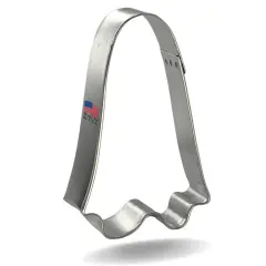 CookieCutter.Com Brand Halloween Ghost Cookie Cutter 4 in, Tin Plate Steel, Handmade in USA
