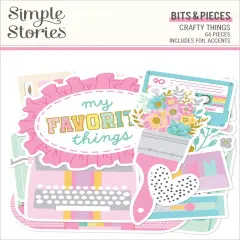 Crafty Things Bits & Pieces 64/Pkg-64/Pkg