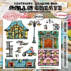 AALL And Create A6 Photopolymer Clear Stamp Set-Tudor Cottage