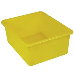 Stowaway&reg; 5" Letter Box no Lid, Yellow