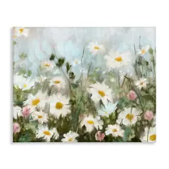 Stupell Industries Daisy Field Painting Canvas Wall Art