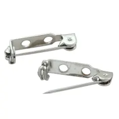 JewelrySupply Bar Pin 3/4" Silver Color (Package of 10)