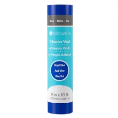 Silhouette 9" x 10' Matte Removable Vinyl Royal Blue