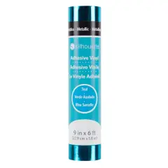 Silhouette 9" x 10' Permanent Vinyl Metallic Teal