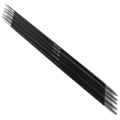 KnitPro-Karbonz Double Point Knitting Needles 6"-Size 00/1.75mm